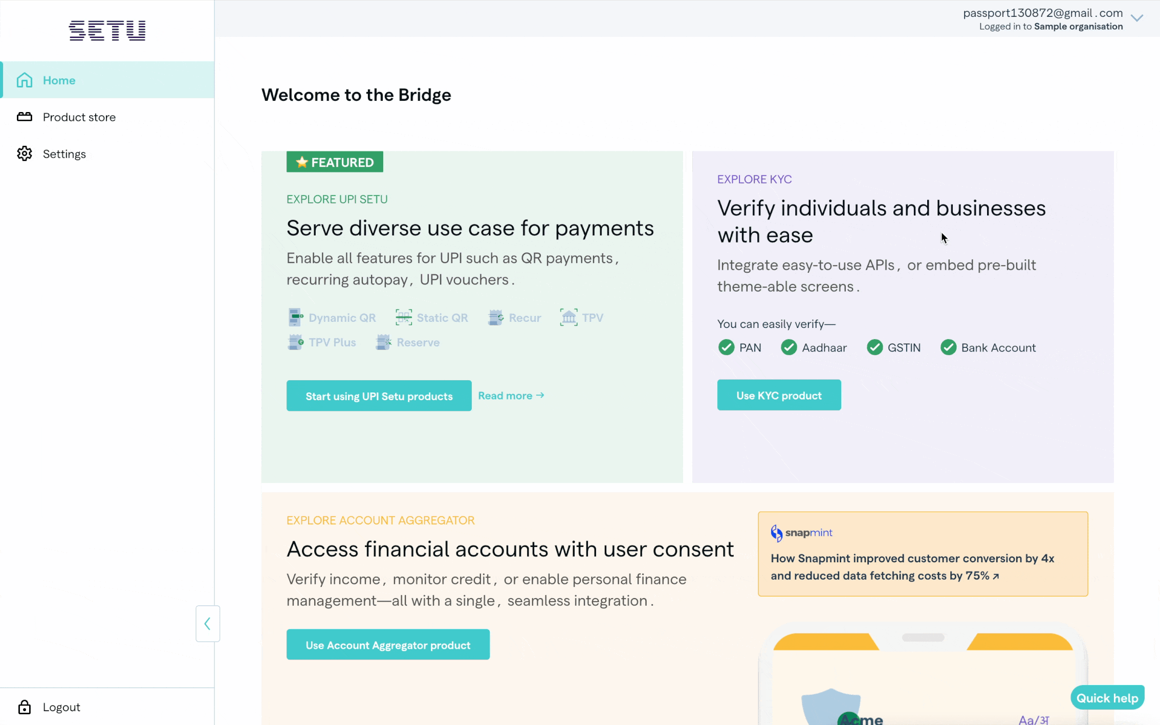 Accessing and editing user profile
